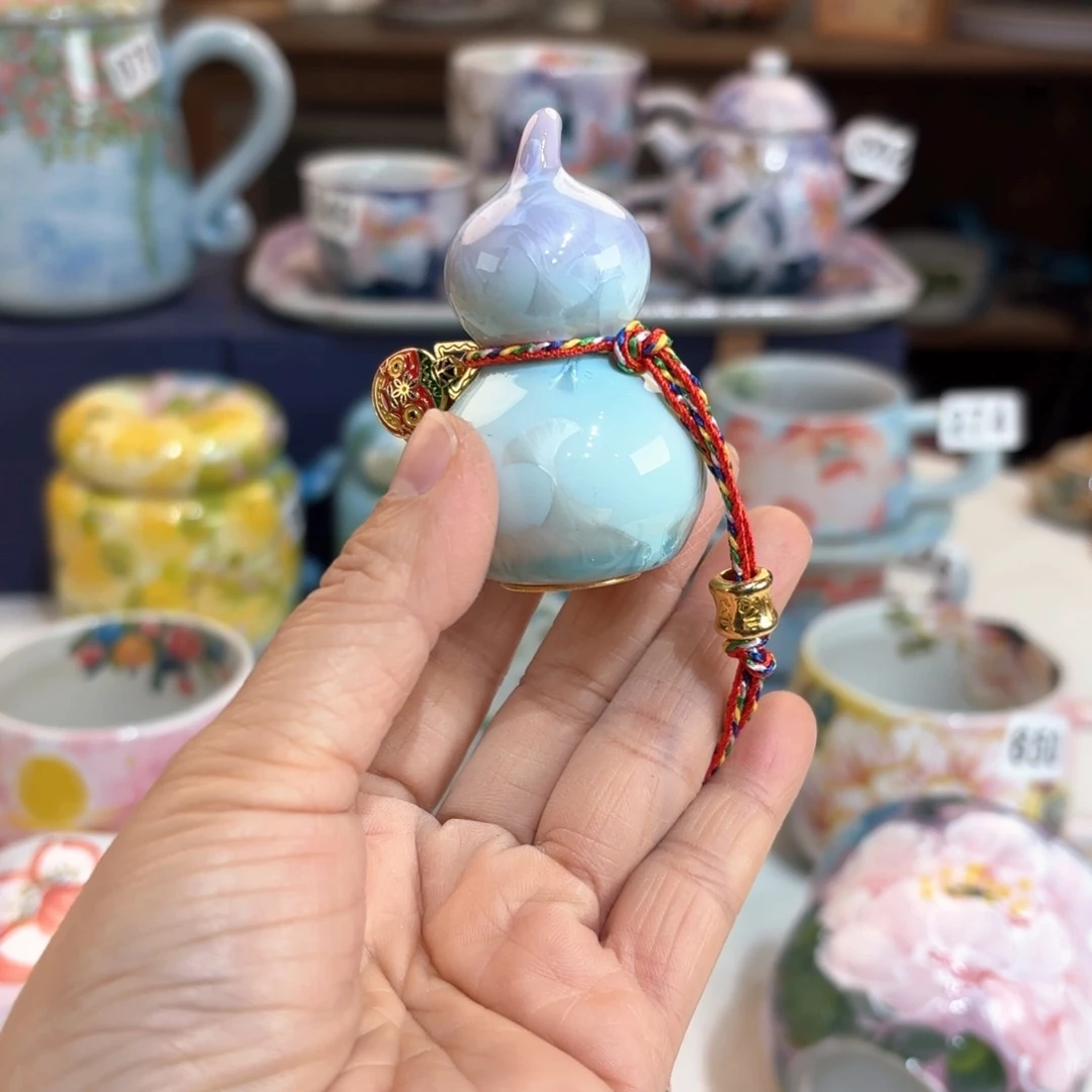 景德镇手绘高温釉下彩陶瓷茶具