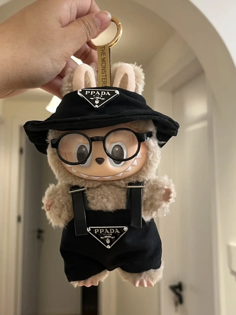 labubu手工三件套包包挂饰