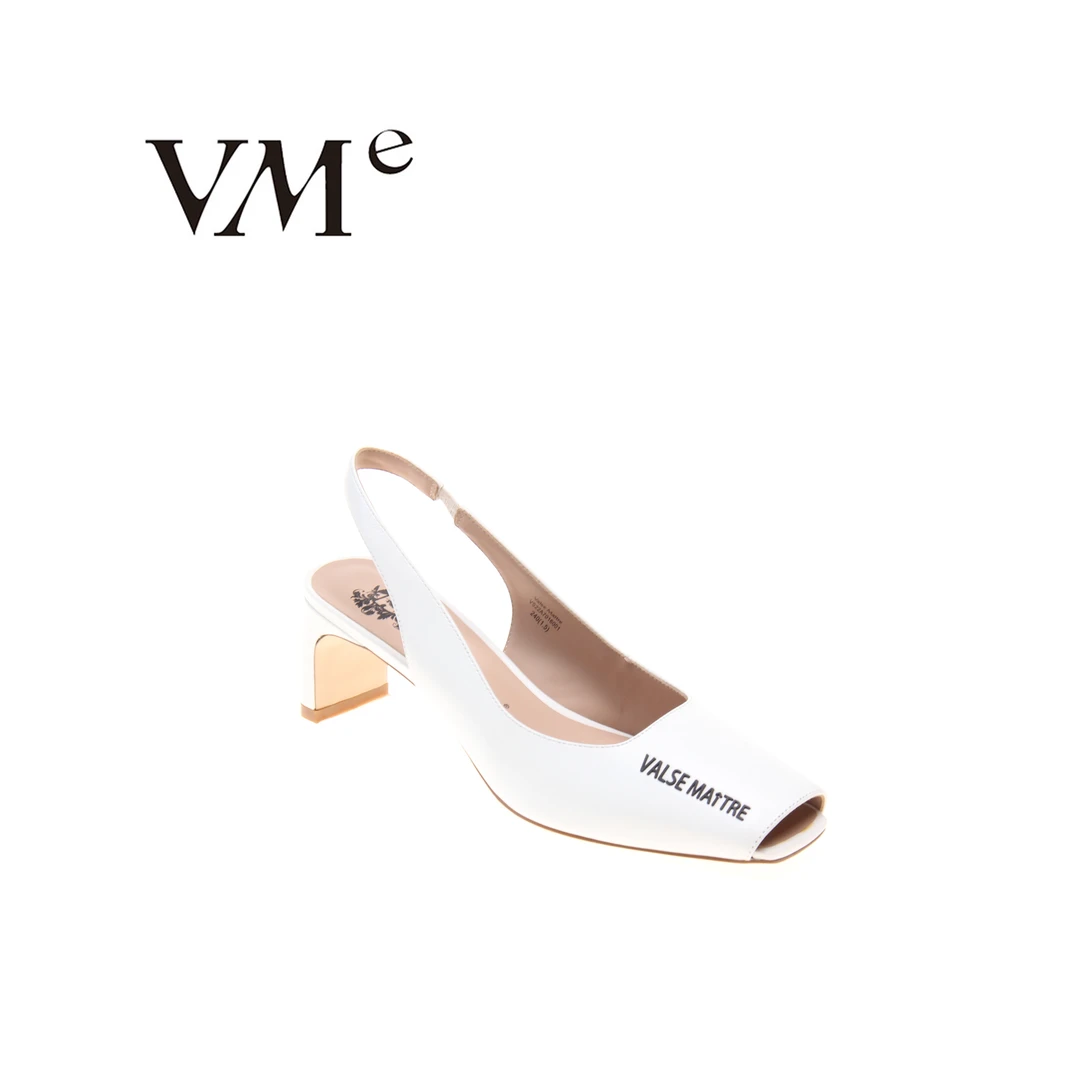 VME/舞魅细跟方头时尚气质浅口中跟尖头百搭时装凉鞋VS22A7016