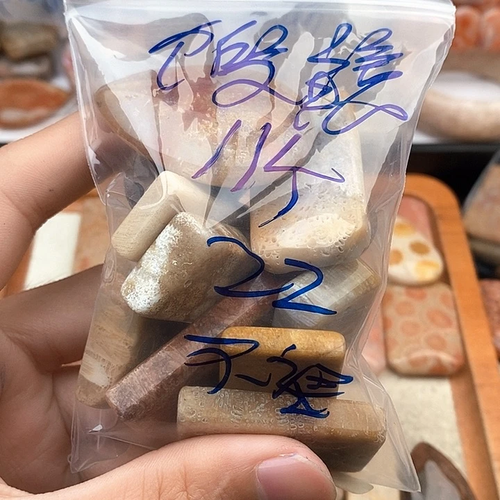 硅化玉颈饰未镶嵌馊*意