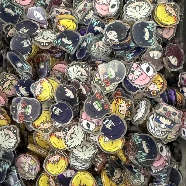 2cm鬼灭火影海贼网球王子犬夜叉排球亚克力片片diy手工