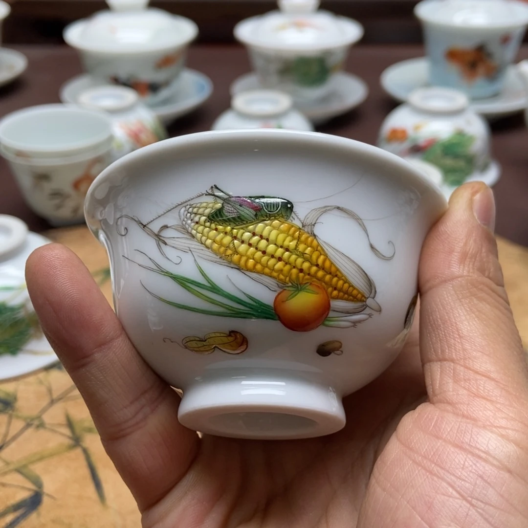 ?***蕾手工珐琅彩主人杯