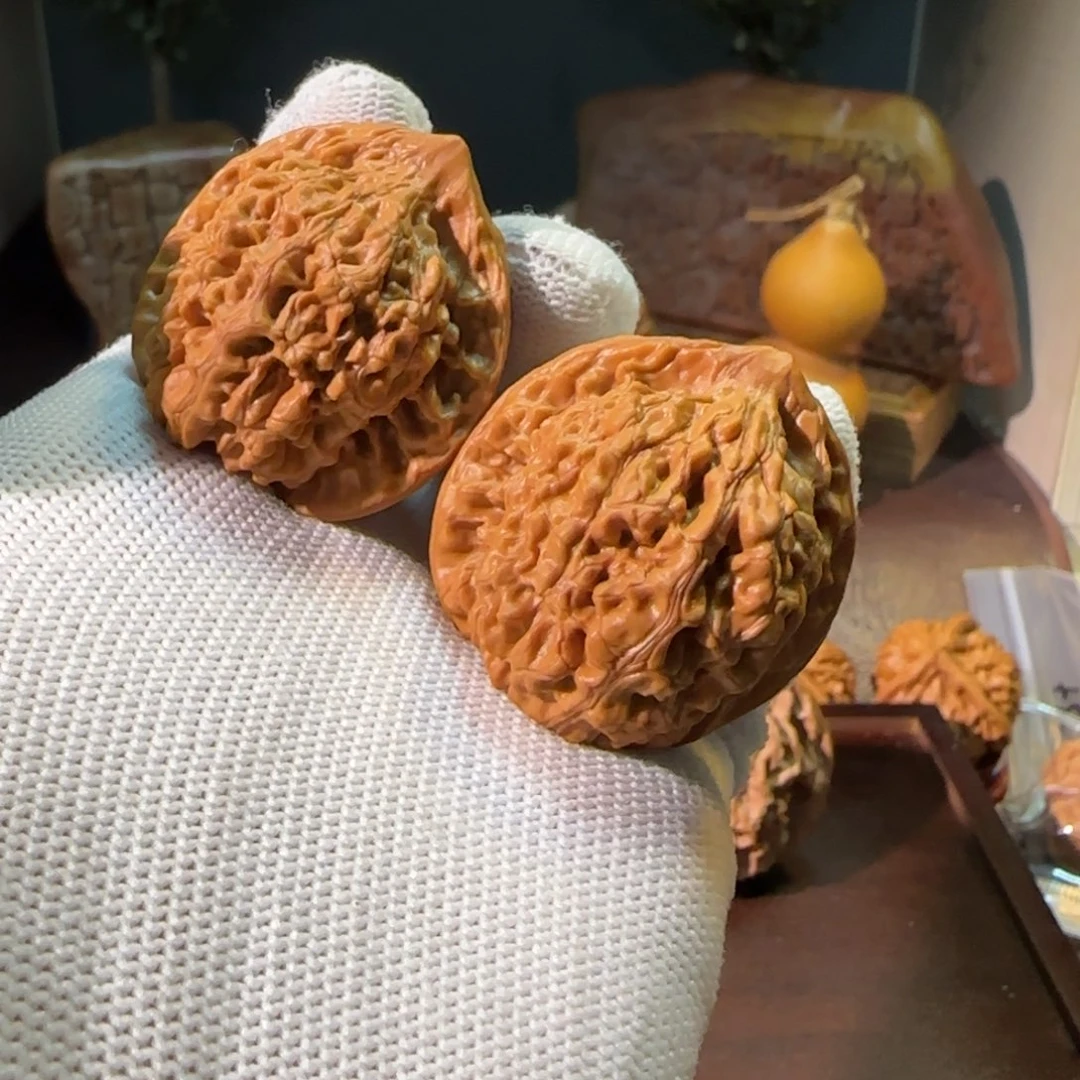 文玩核桃把件官帽