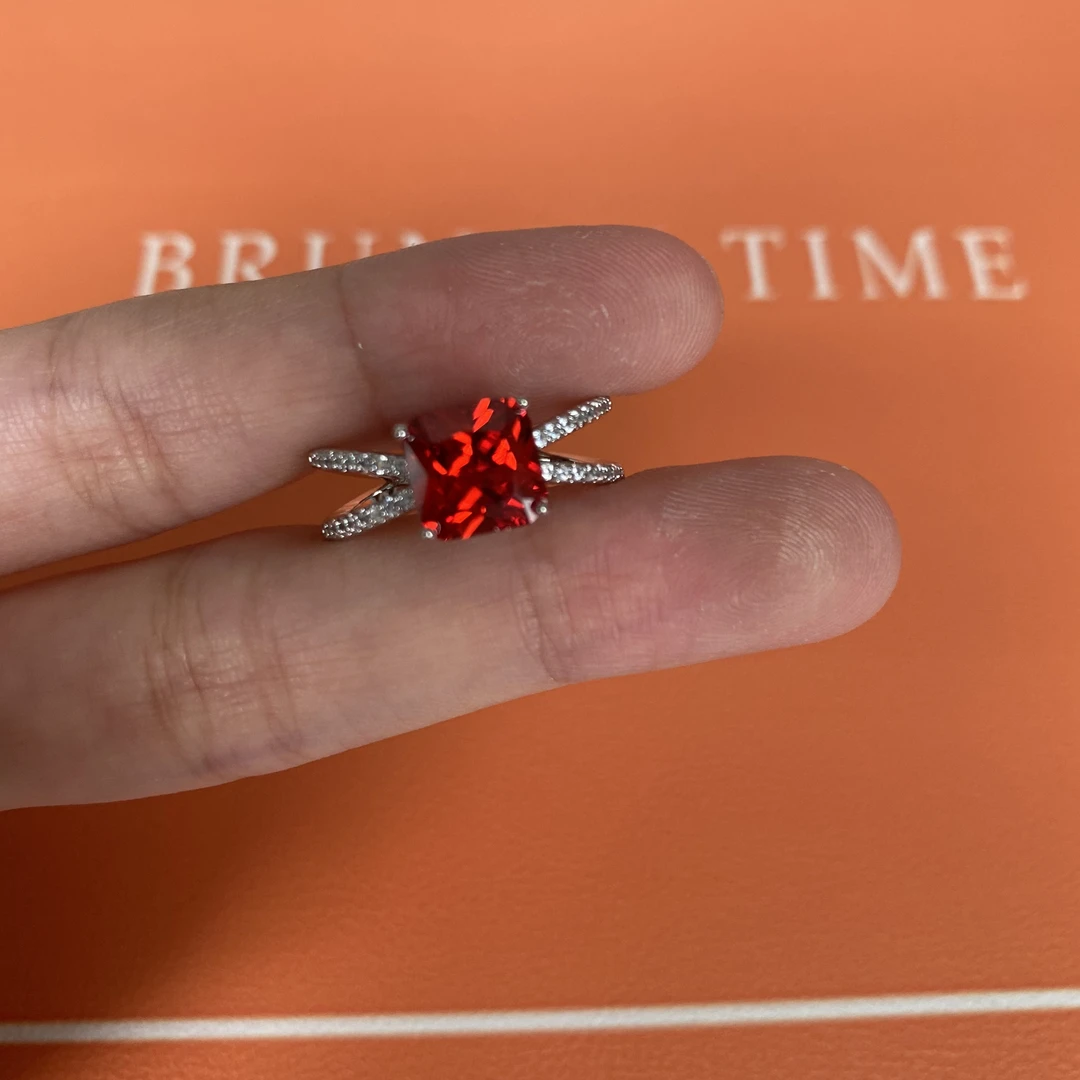 阿鲁沙-芬达橙高奢戒指JZ207