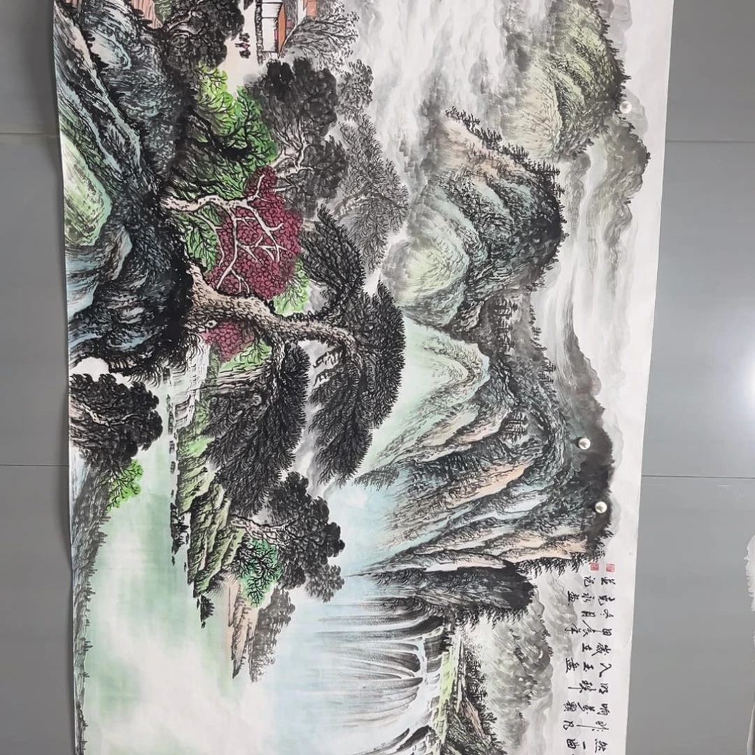 国画国画作品老师手绘作品