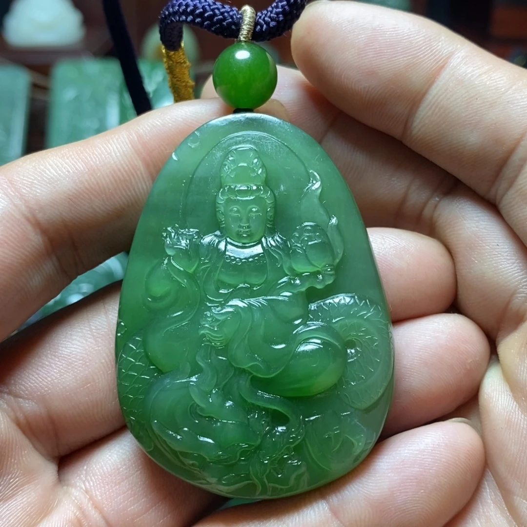 和田玉（碧玉）未镶嵌挂件