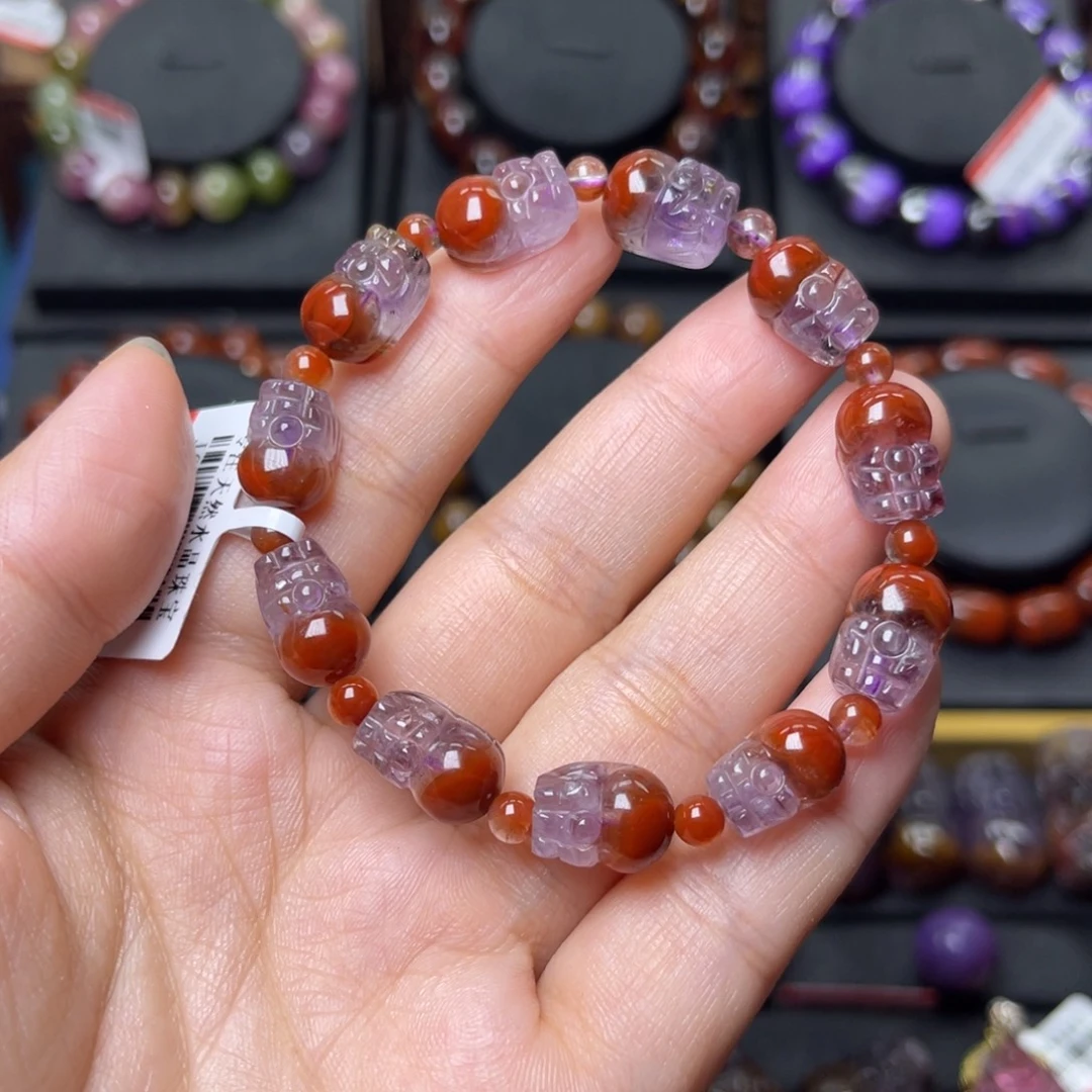 未镶嵌手链水晶极光荆棘玫瑰貔貅手链