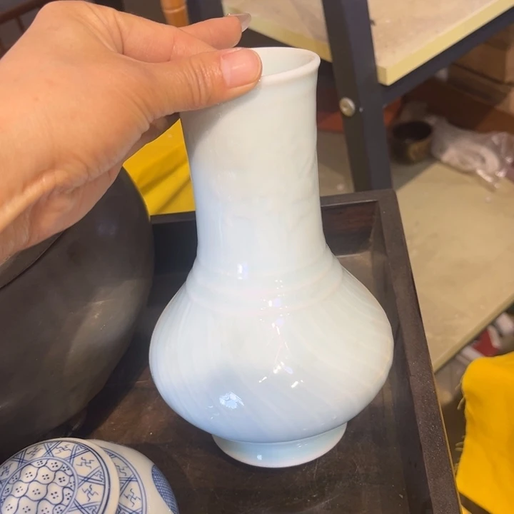 蜜安罐瓷香炉锡茶则
