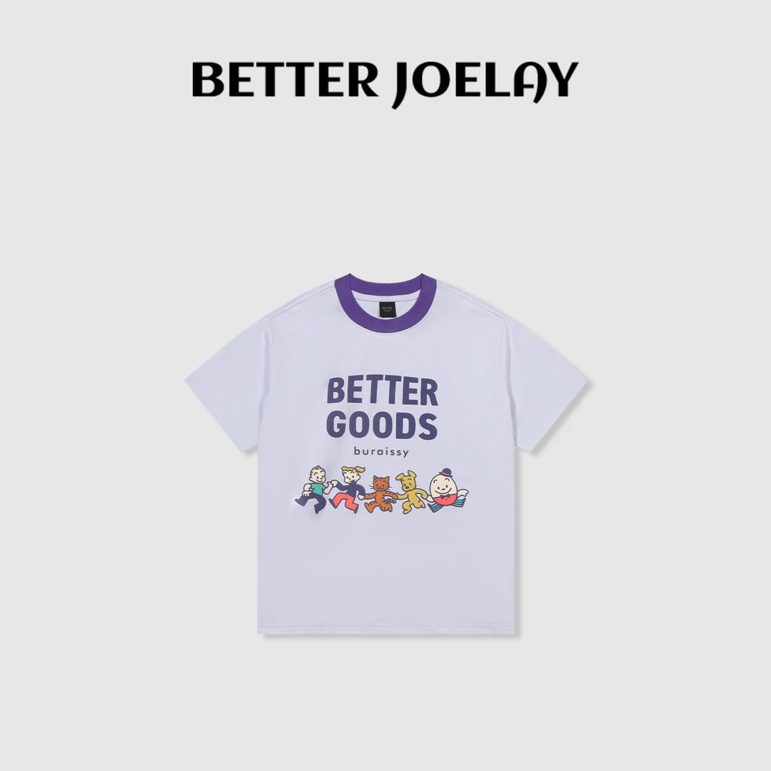 BETTER JOELAY-小版【童年纸飞机】时尚短袖T恤休闲个性潮流KH1572