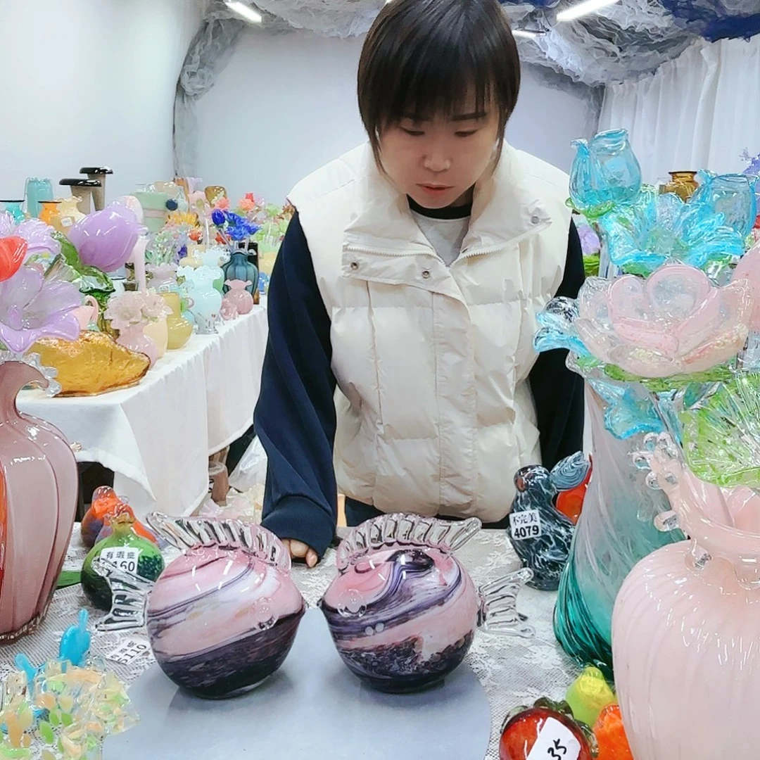 福利不退不换琉璃花瓶艺术品