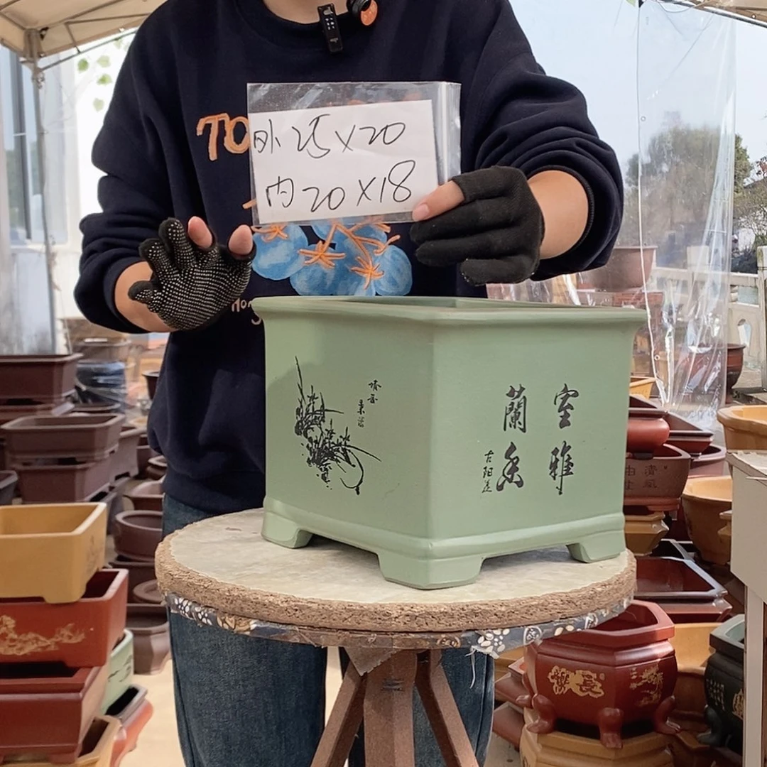 紫砂花盆紫砂花盆