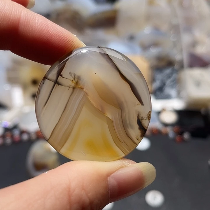 玛瑙/玉髓未镶嵌吊坠(不含链)