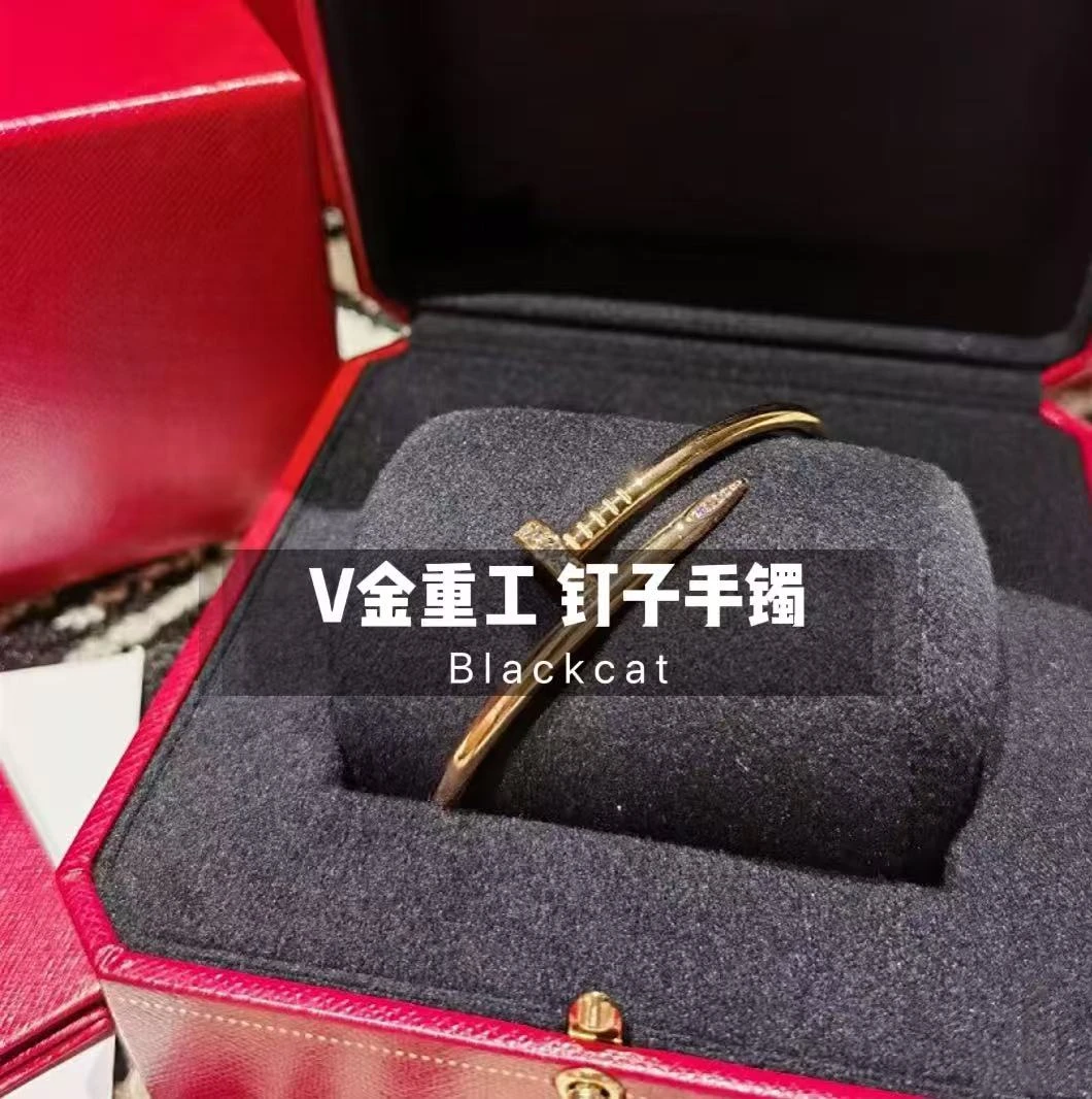 《黑猫家 重工版 钉子手镯》时尚精致百搭千金感名媛风