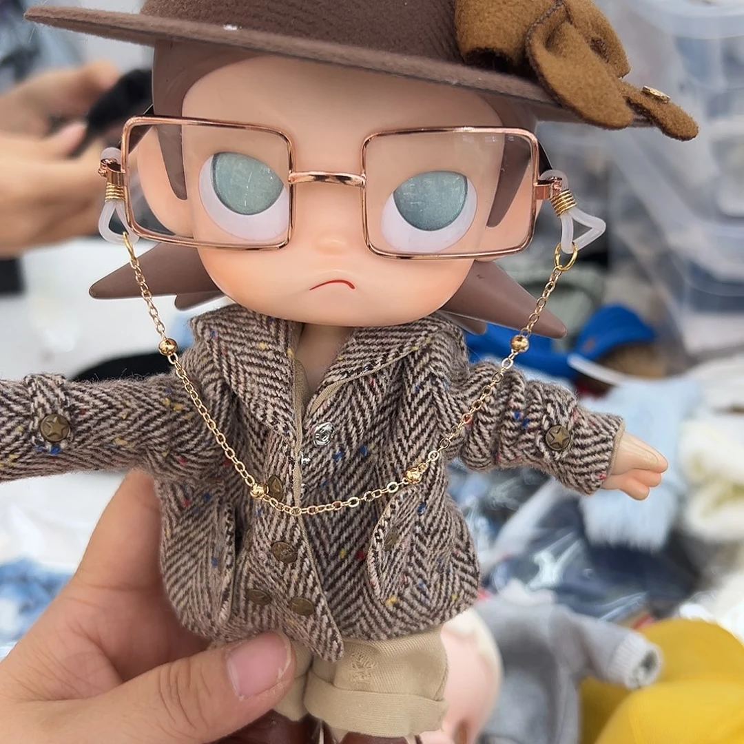 眼镜带链条眼镜新款