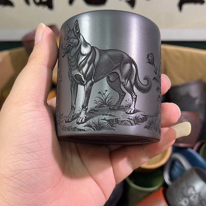 茶杯紫砂全手工紫砂主人杯