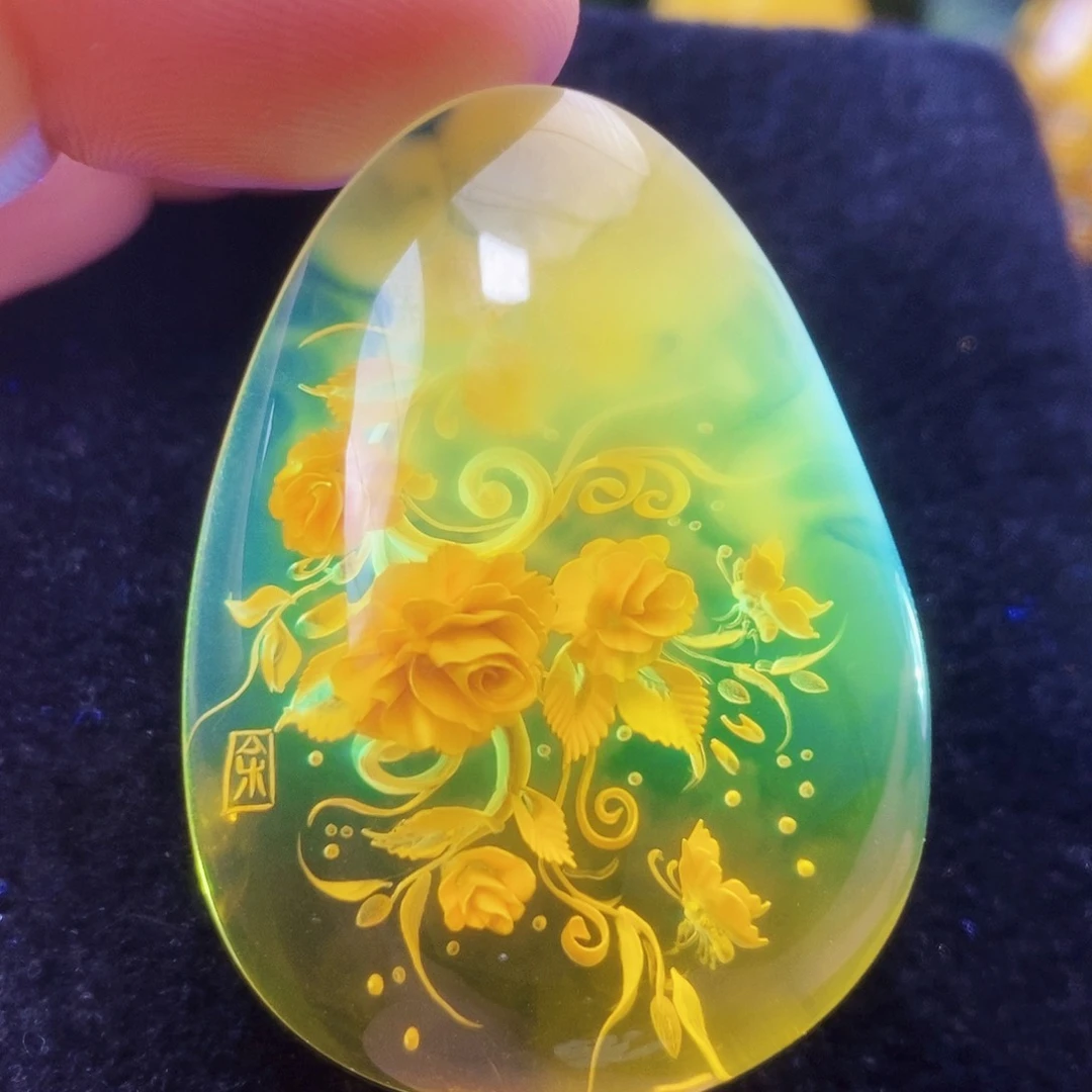 【闪购商品】未镶嵌吊坠(不含链)金珀