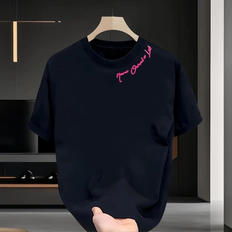 仓石一树男士短袖t恤重磅宽松夏季2025新款百搭上衣轻奢痞帅男装