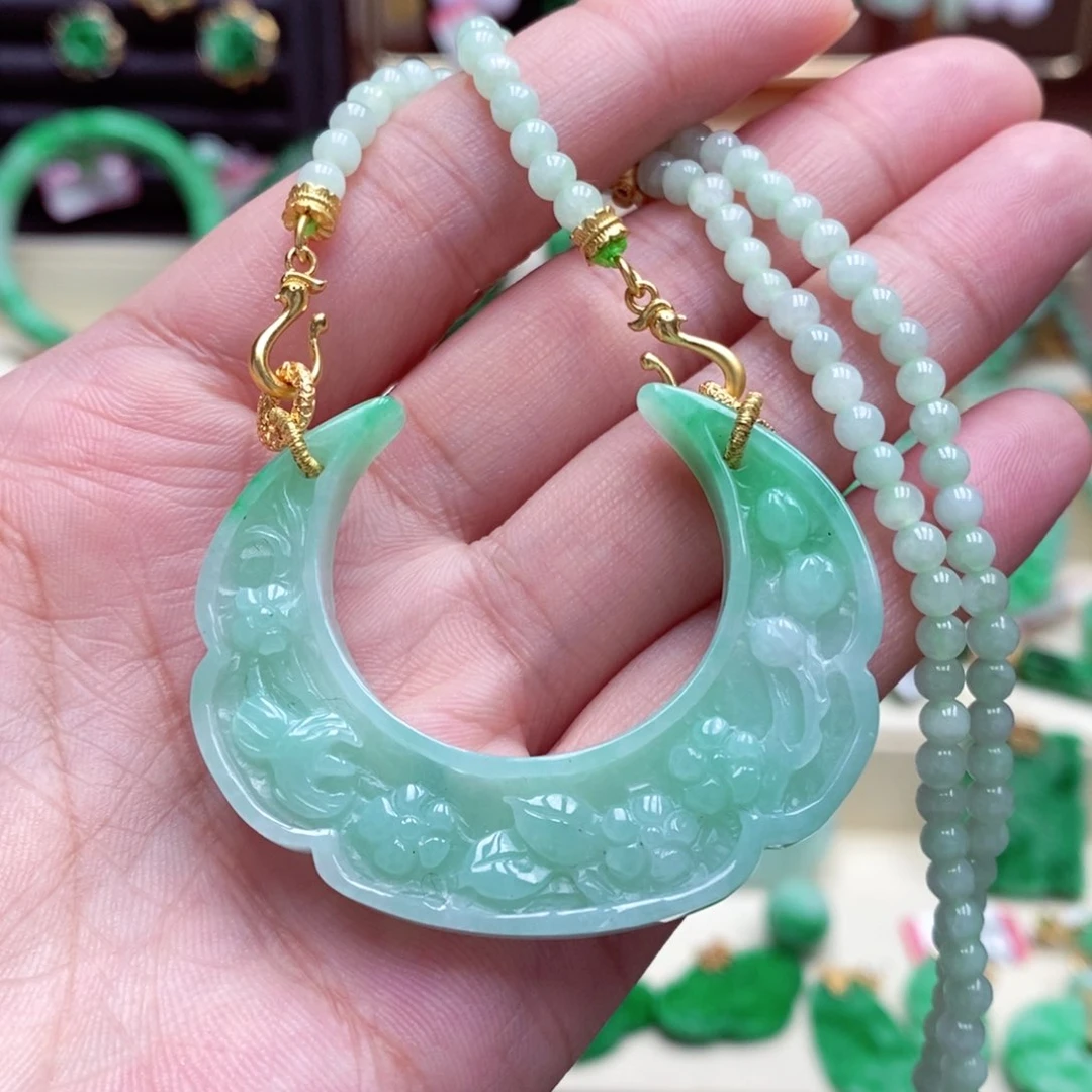 颈饰未镶嵌翡翠翡翠吊坠