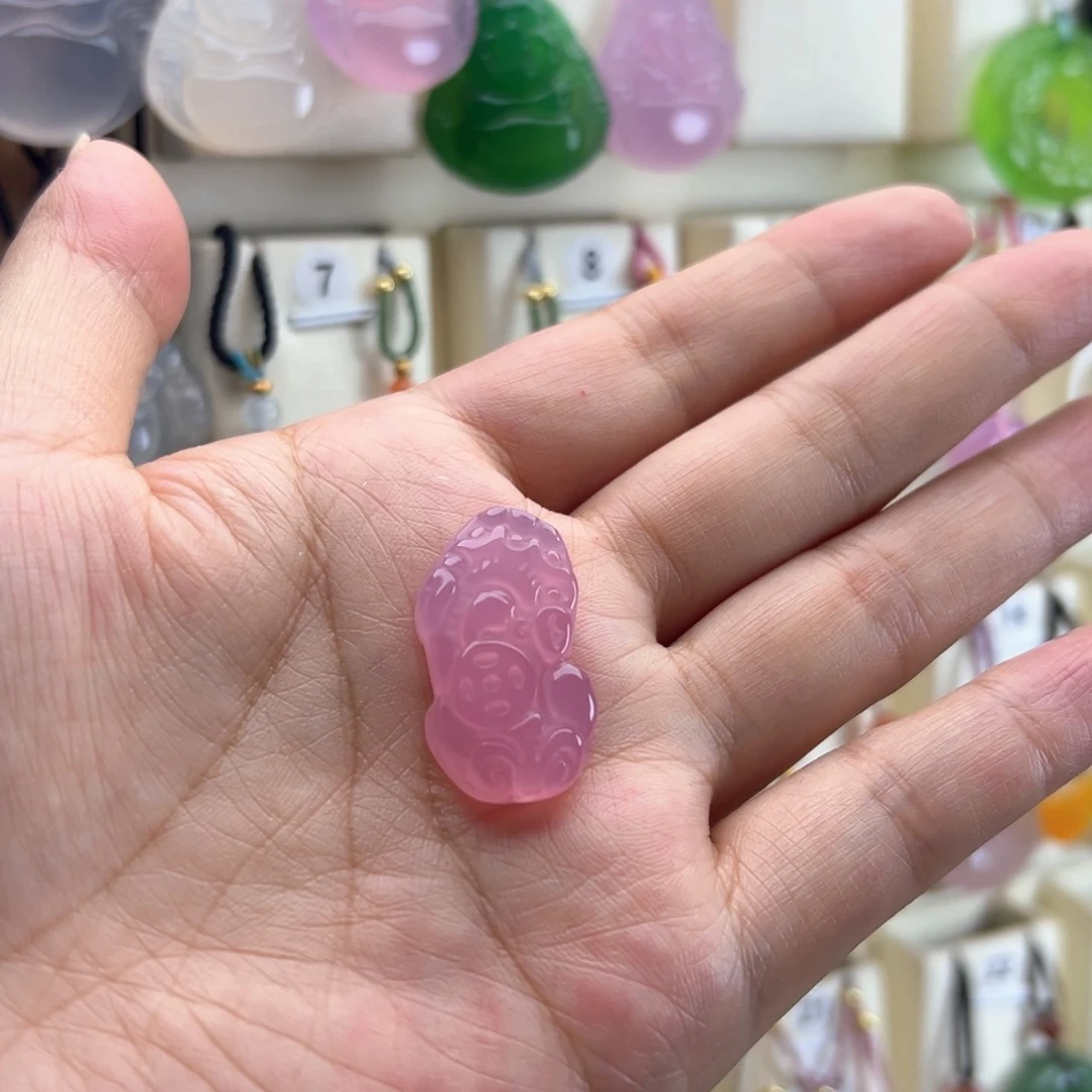 兰***草玛瑙/玉髓颈饰未镶嵌