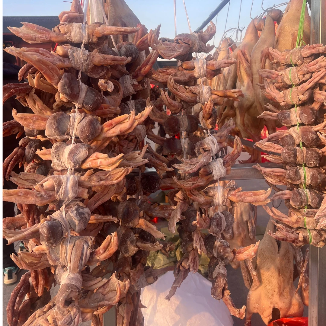 寿县特产峰伟咸货鹅爪鹅肫组合