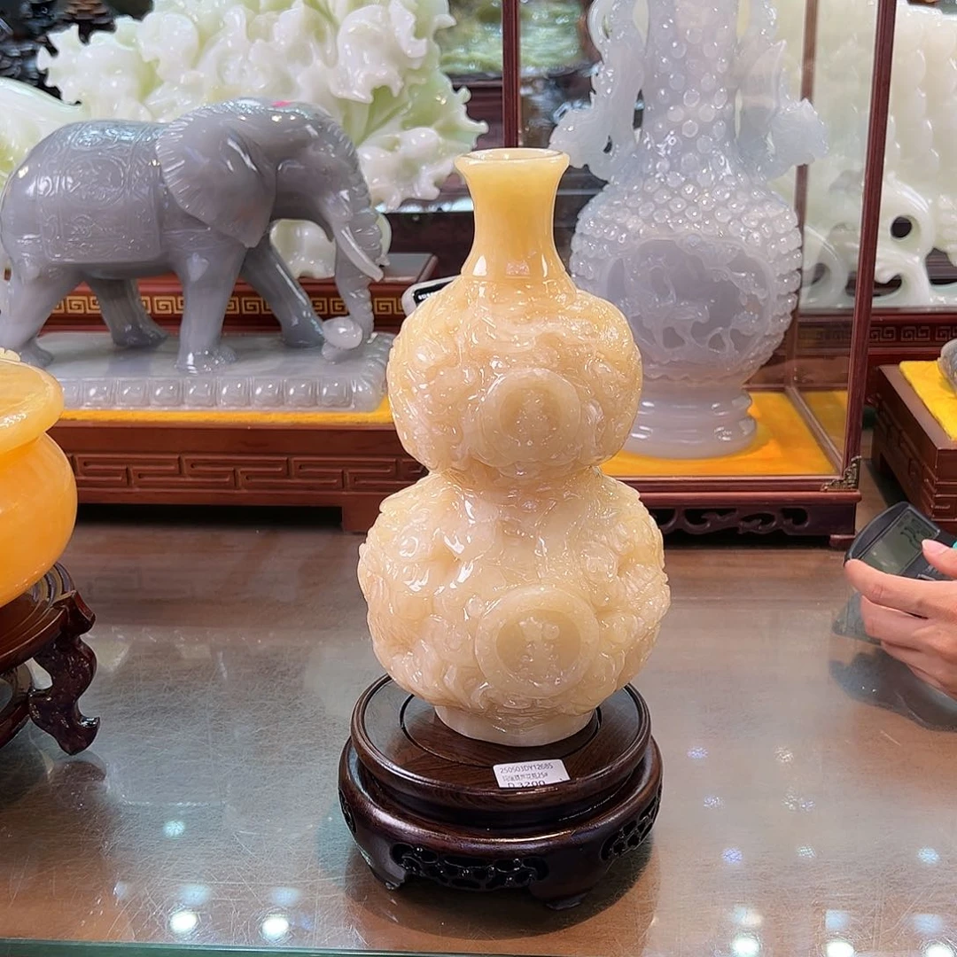 石材英*葫芦一对2只11111111