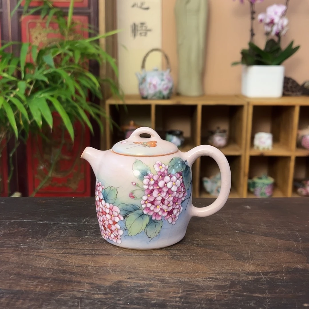 柴烧手工手绘陶瓷