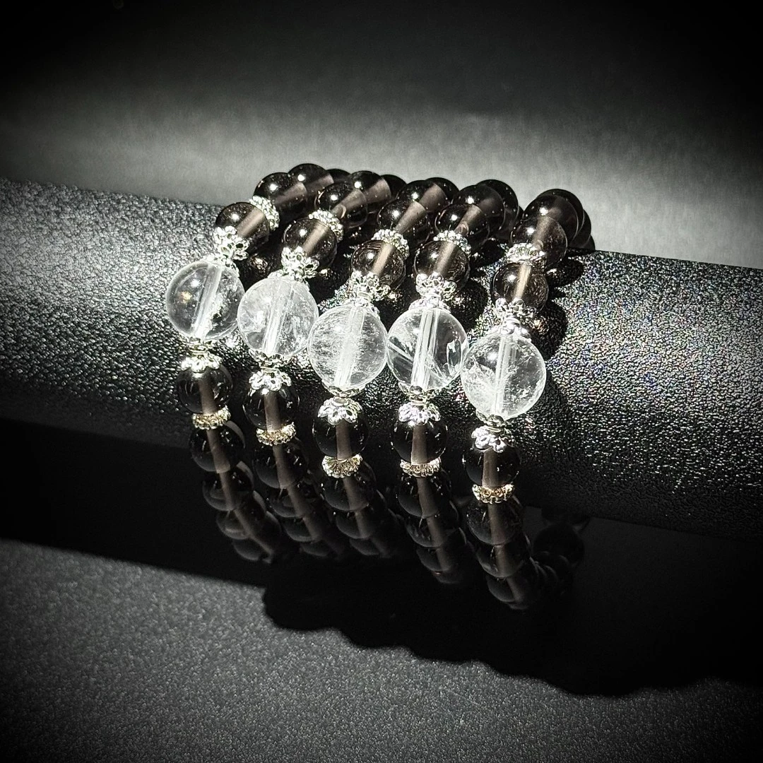 S1432【貝勒爺】原创冰曜石手串（多样性发其一）