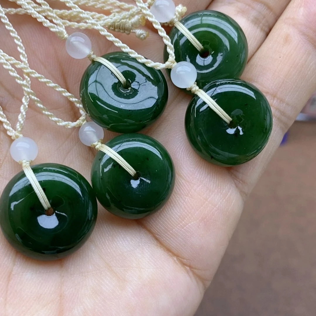 和田玉未镶嵌吊坠(不含链)