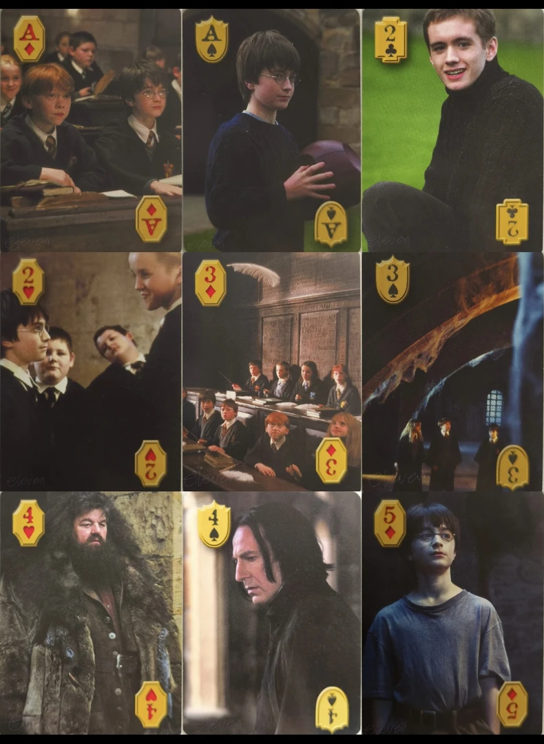 【HP】哈利波特2001魔法石正版中古扑克