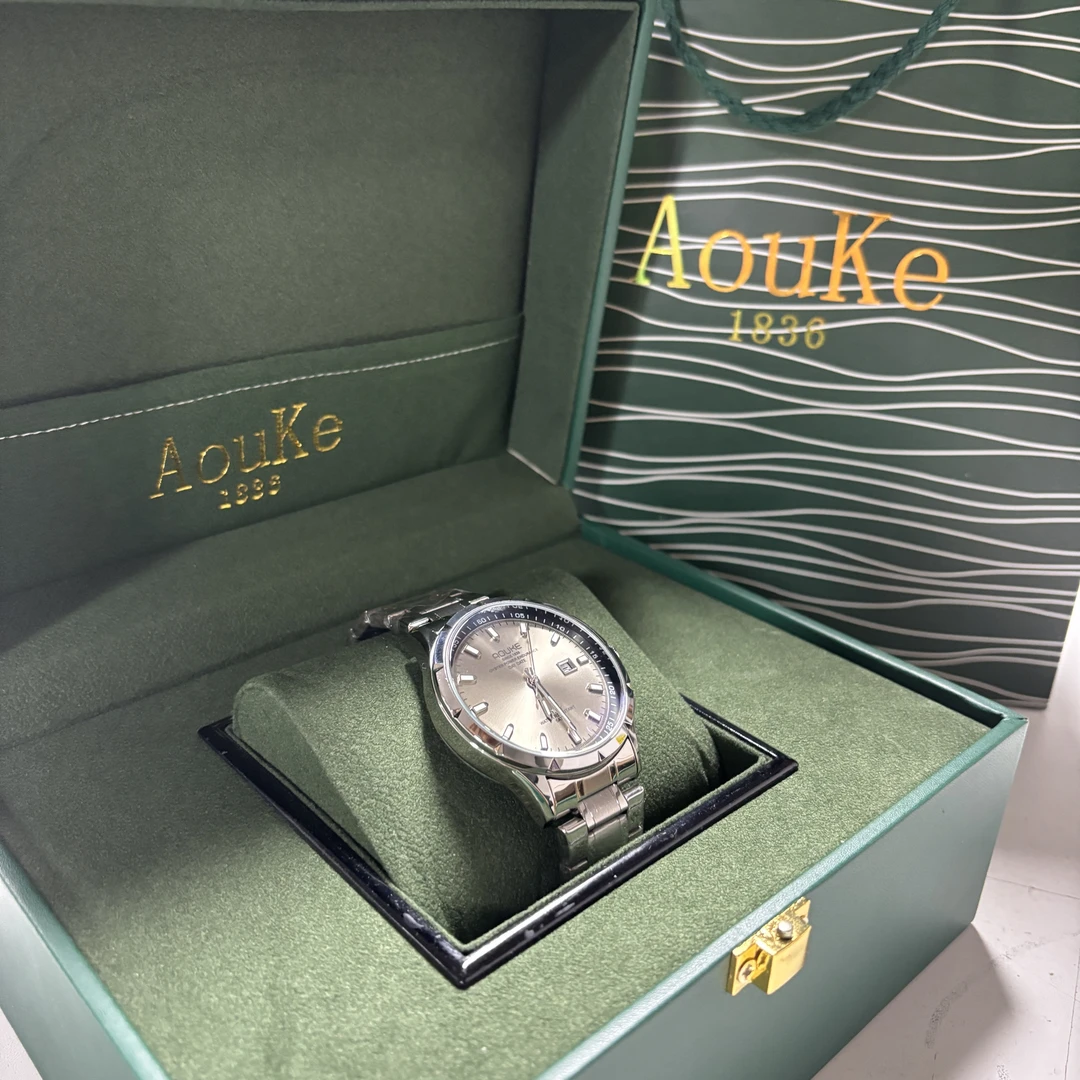 奥刻新款【探月者系列】赠：手串戒指表带 时尚百搭全自动腕表kk069