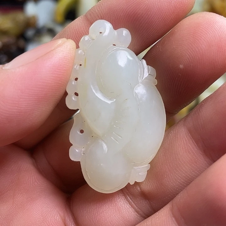 吊坠(不含链)未镶嵌和田玉