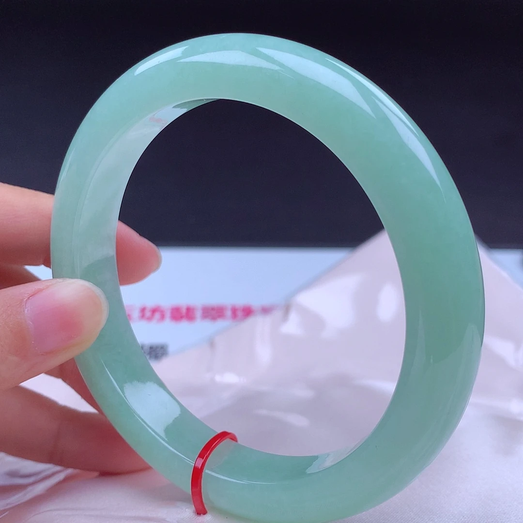 翡翠未镶嵌手镯61.7圈002066