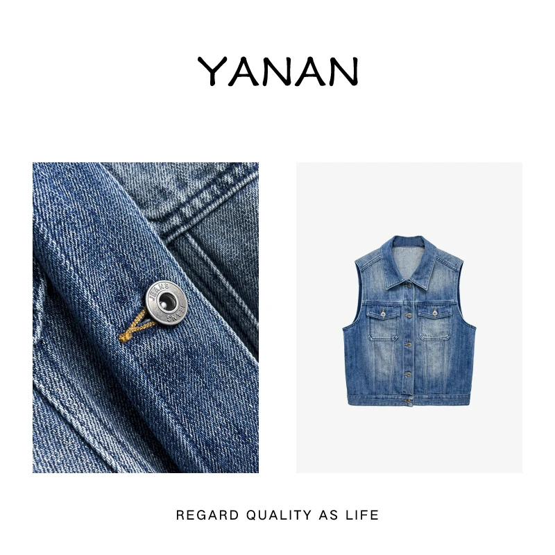 【亚楠本楠】海盗◆新复古潮流怀旧街头纯棉马甲5524