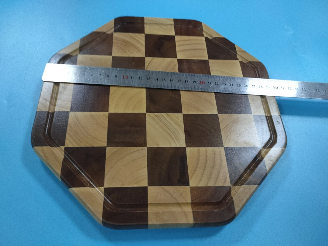 样板99新93号951g棋盘格原木菜板