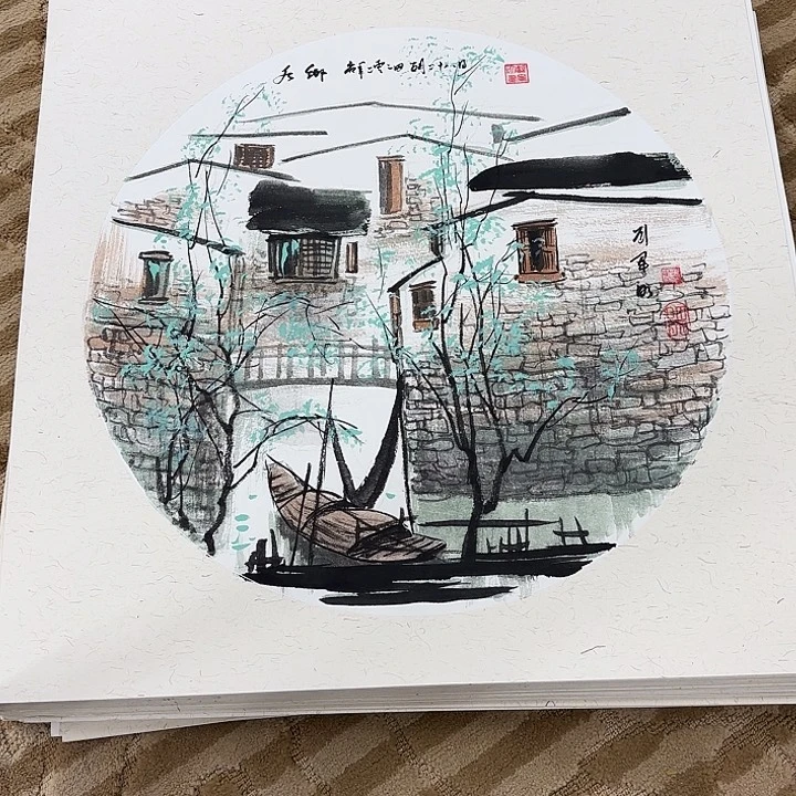 国画花鸟等多种鸟类和鸟类的栖息地