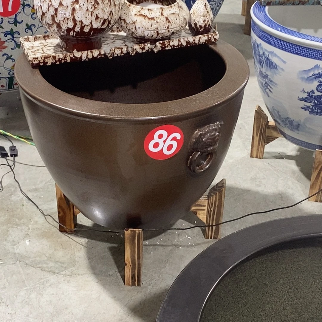 A***u景德镇陶瓷缸看直播间下单
