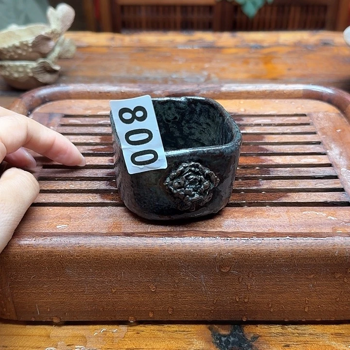 纯手工制作粗陶茶具