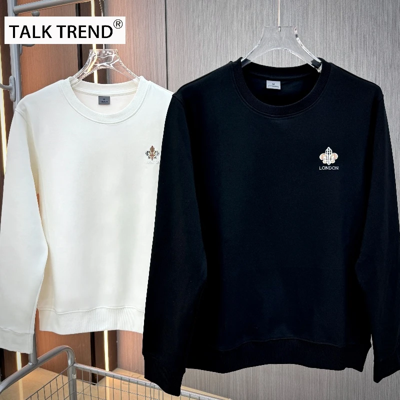 TALK TREND 高端欧货原创爆款轻奢秋冬时尚圆领休闲男士卫衣