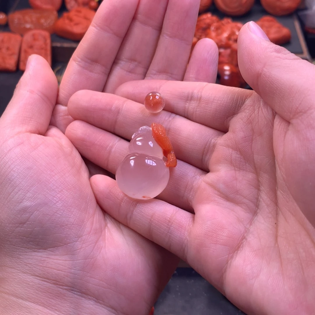 【闪购商品】未镶嵌吊坠挂件南红玛瑙心**明