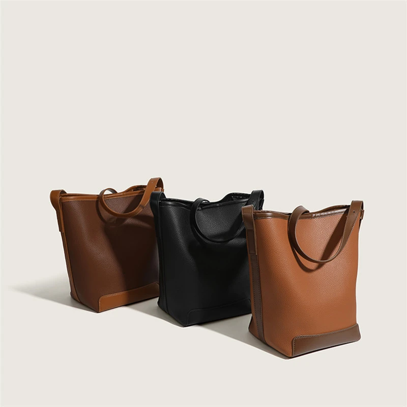 包包女款爆款2025新款手提水桶包大容量腋下包法式通勤单肩托特包