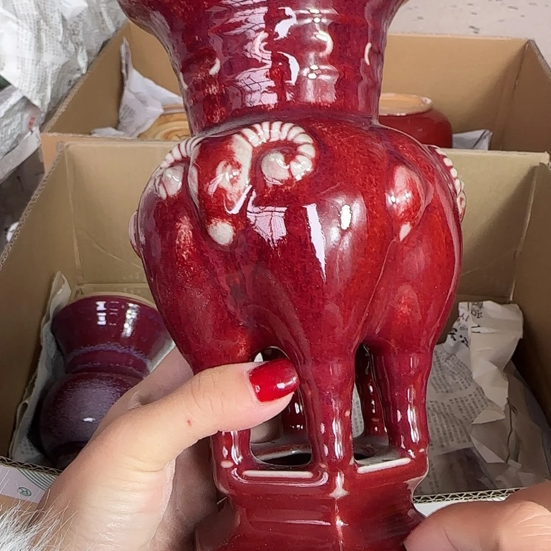 陶摆件郑家钧窑摆件