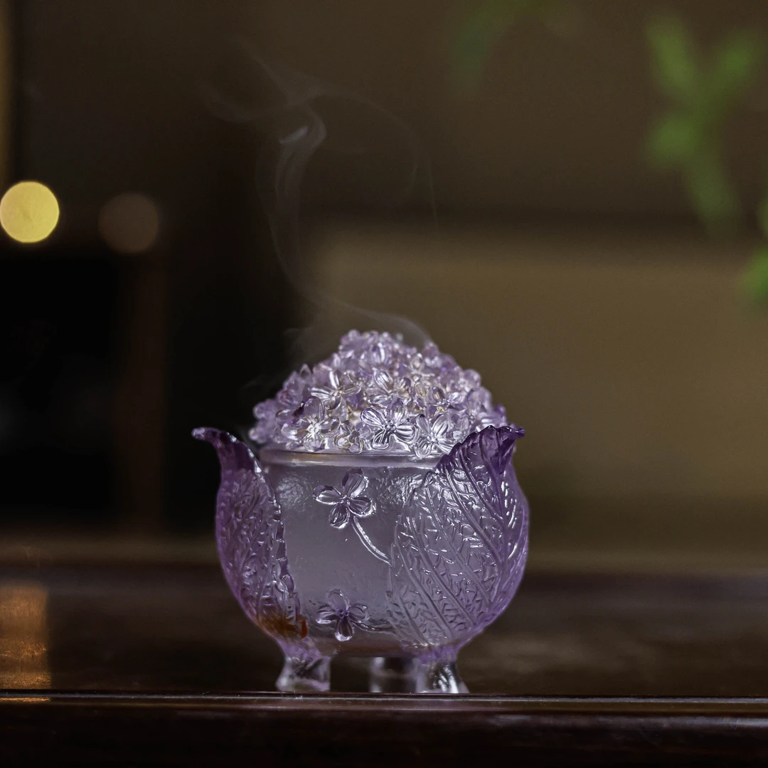 【纳兰】十二花神桂花香炉 （凝夜紫渐变）（心缘0073）