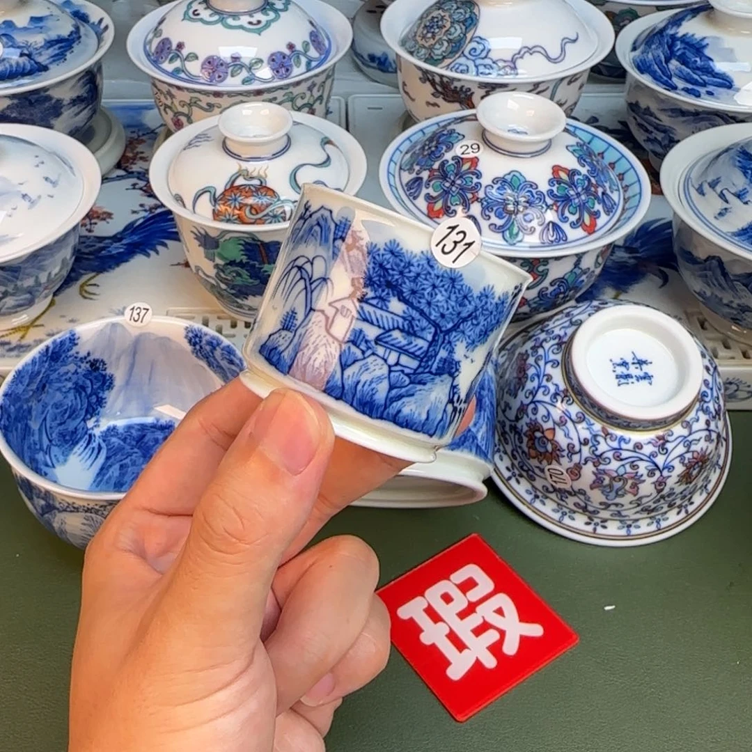 彦祖纯手工手绘茶具131