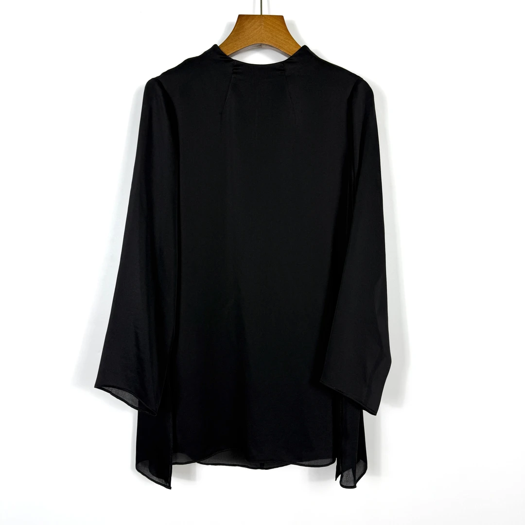 朱总原创设计XZS107X乔其丝时尚上衣