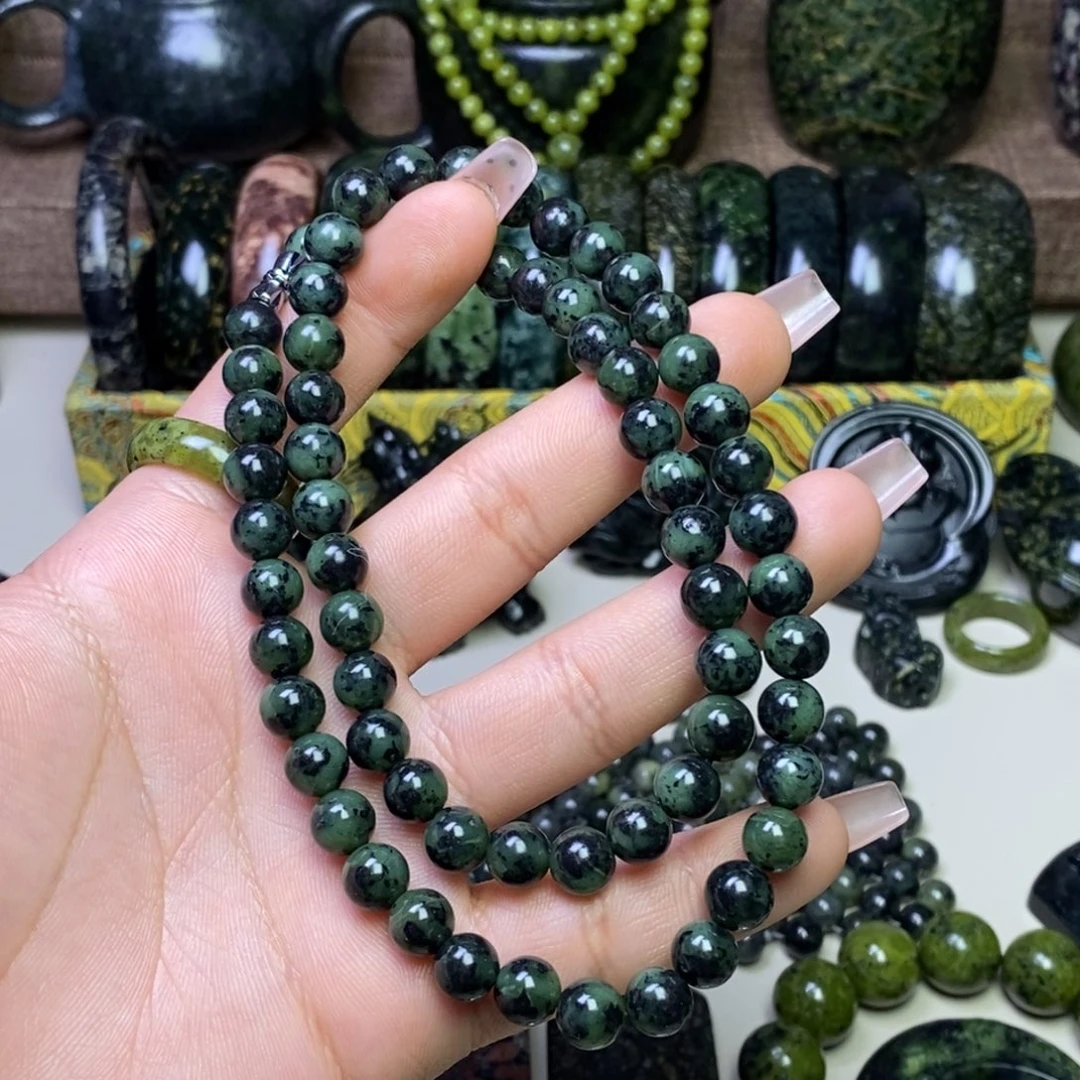 蛇纹石玉手链未镶嵌