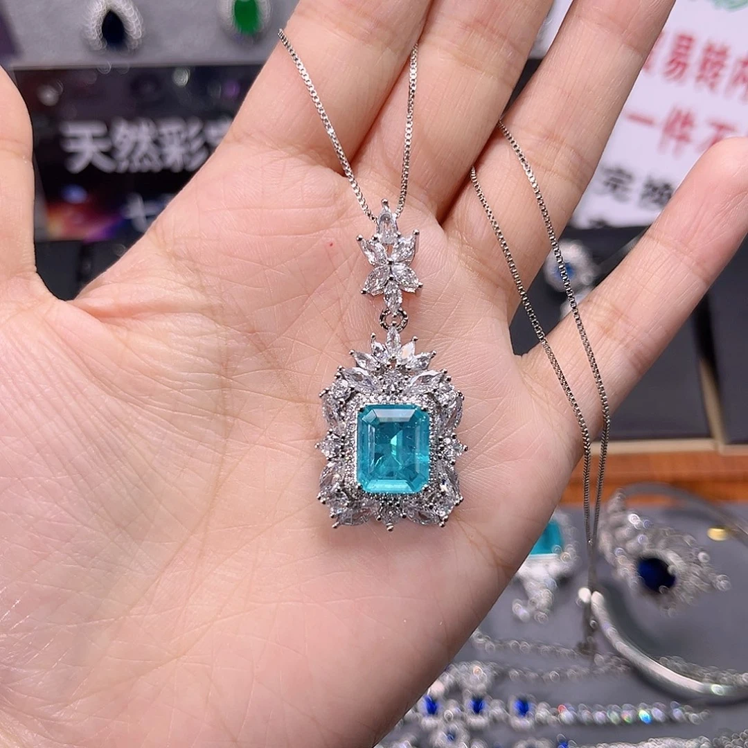 碧玺戒指银S925镶嵌t z 28