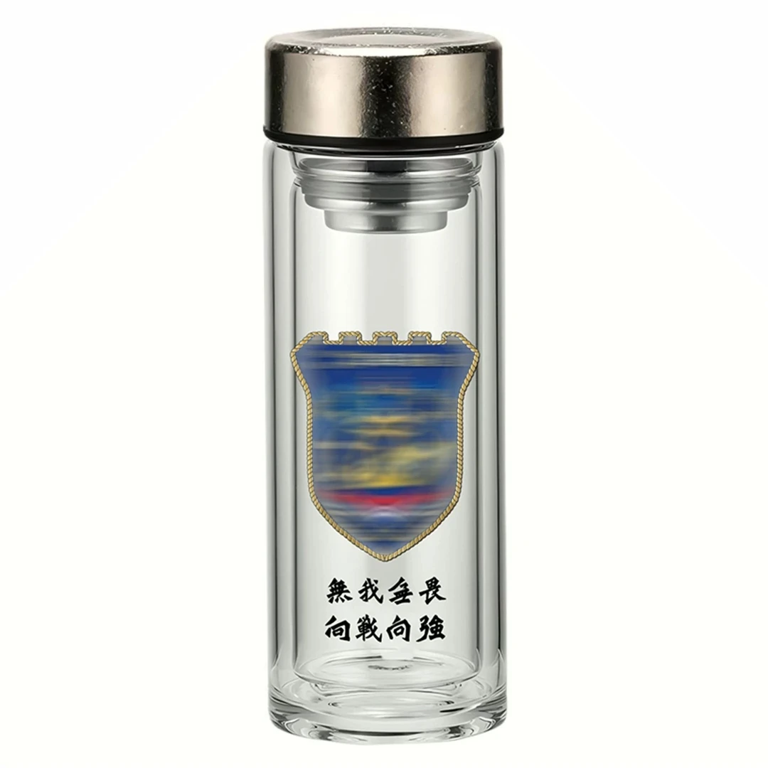 驻马店军旅文创钛玻璃杯