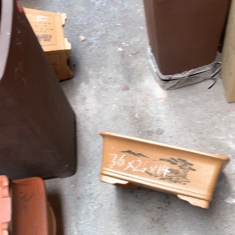 紫砂花盆手工艺品