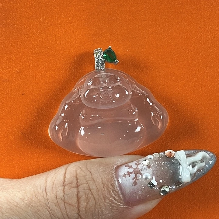 石英质玉银S925镶嵌颈饰