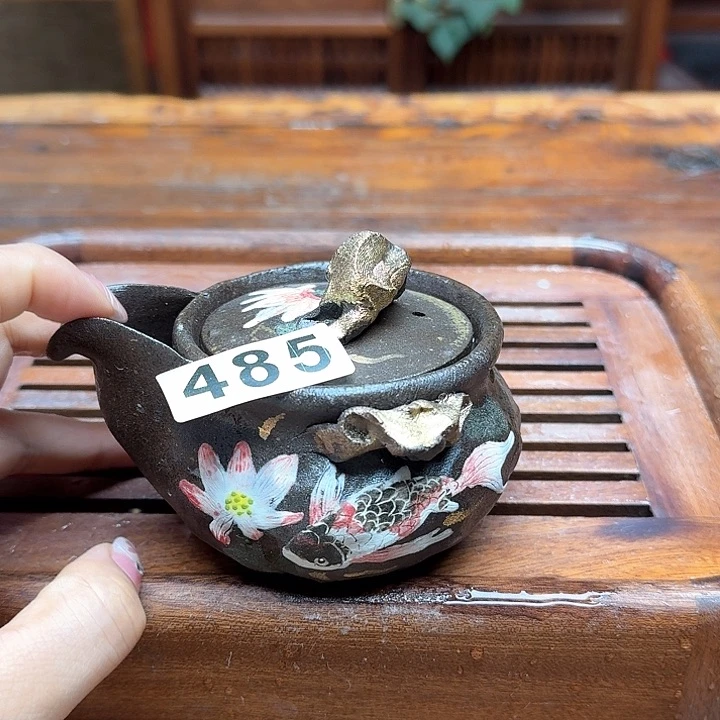 纯手工制作粗陶茶具